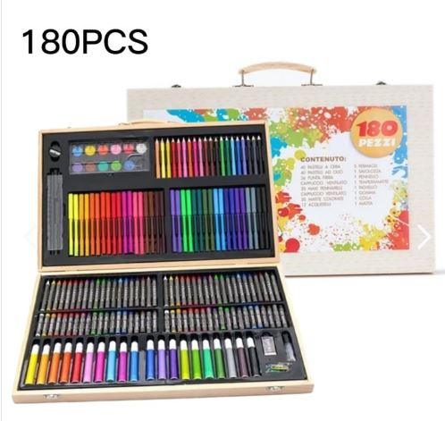Set Arte Maleta 180 Piezas