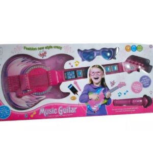 Guitarra Musical Infantil + Micrófono Ju