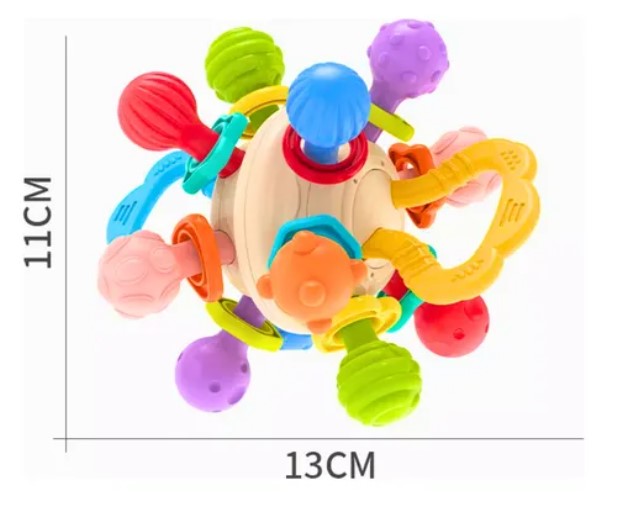 ✅Juguete mordedor multi sensorial bebe