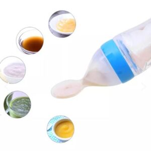 mamadera silicona con cuchara
