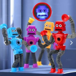4 Pop Tubes Tubo Fidget Juguete Robots