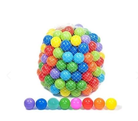 Pack 100 Pelotas Plásticas Para Piscina - Imagen 2