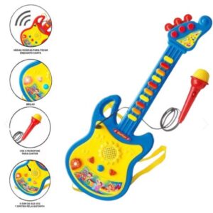 Guitarra Musical Micrófono Juguete